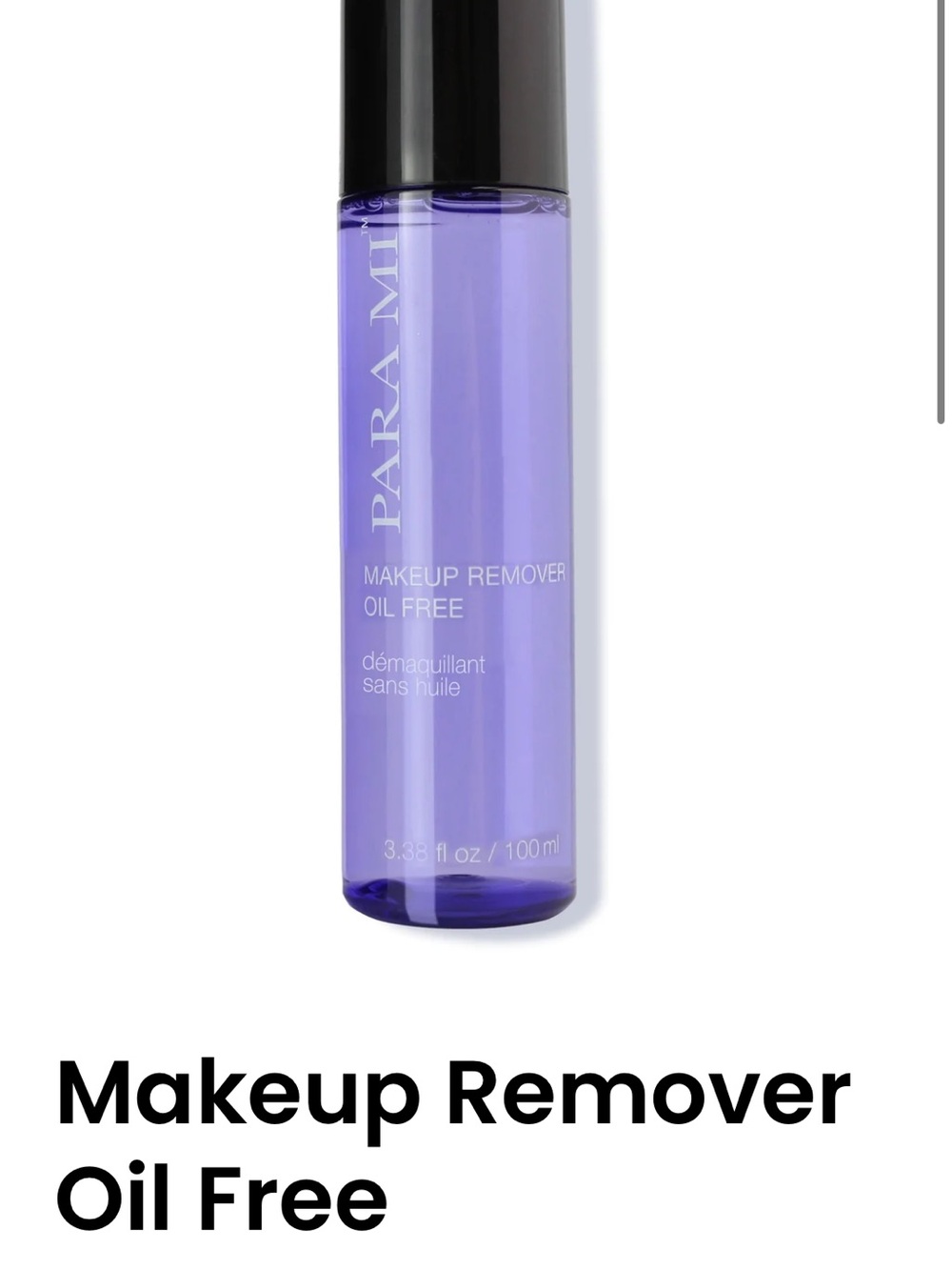 Makeup Remover Oil Free - Purple Bottle